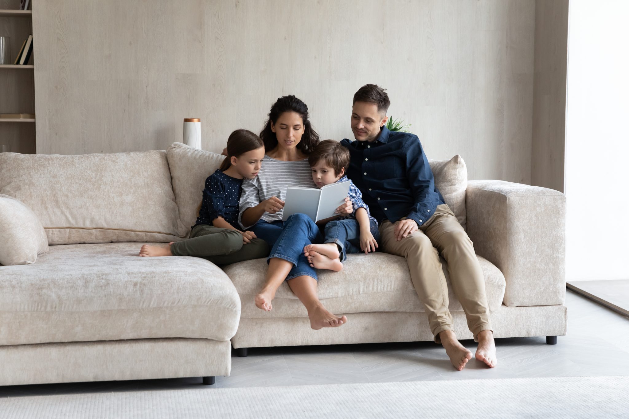 Family Reading Together